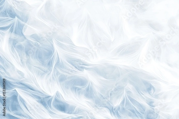 Fototapeta Abstract, flowing, light blue and white textures