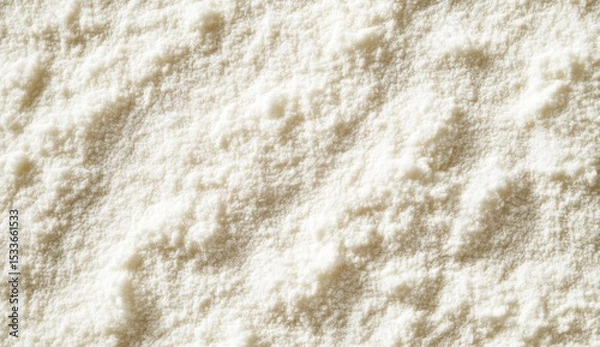 Fototapeta Close-up view of a mound of fine, white powder