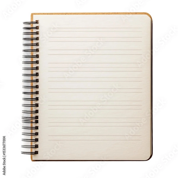 Fototapeta notebook and pencil isolated