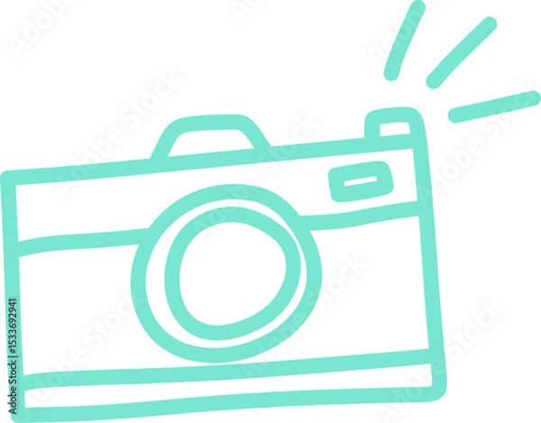 Fototapeta Vintage Camera Illustration