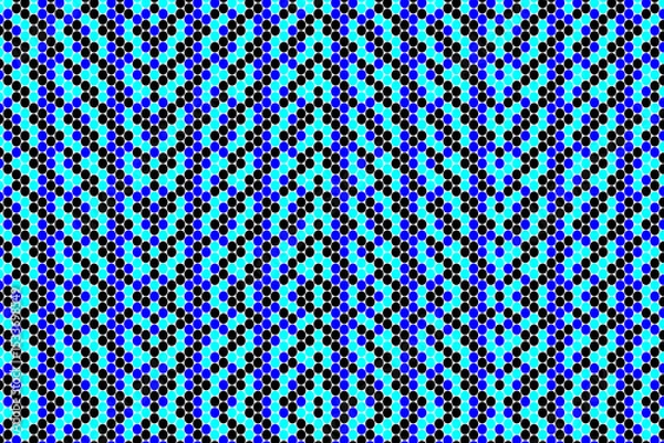 Fototapeta abstract blue background with dots