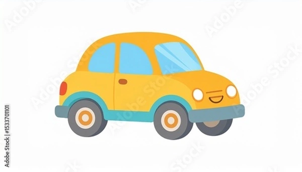 Obraz Vector Illustration of Toy Car