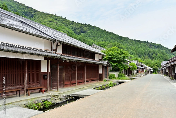 Obraz 熊川宿の町並