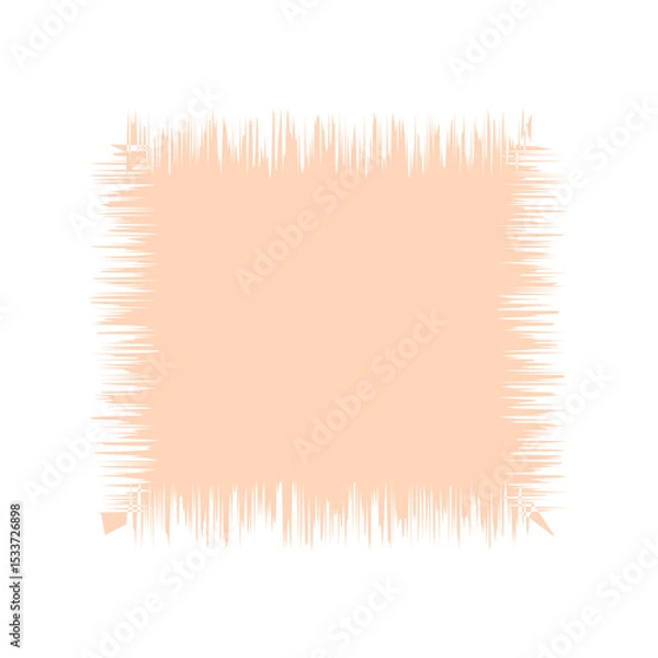 Fototapeta Blank Jagged Rectangle Frame
