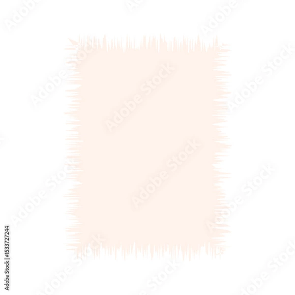 Fototapeta Blank Jagged Rectangle Frame