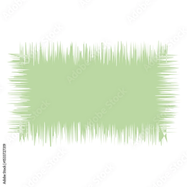 Fototapeta Blank Jagged Rectangle Frame