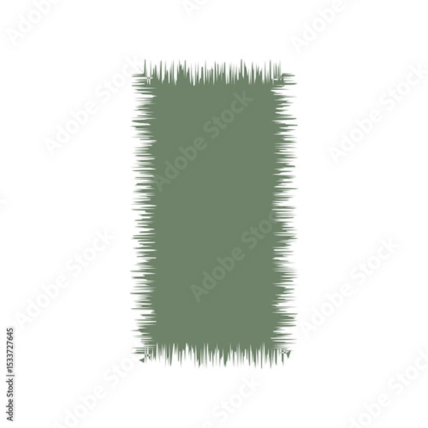 Fototapeta Blank Jagged Rectangle Frame