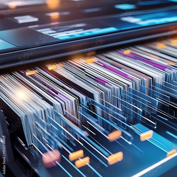 Obraz Data Storage: A Glimpse into Digital Archives