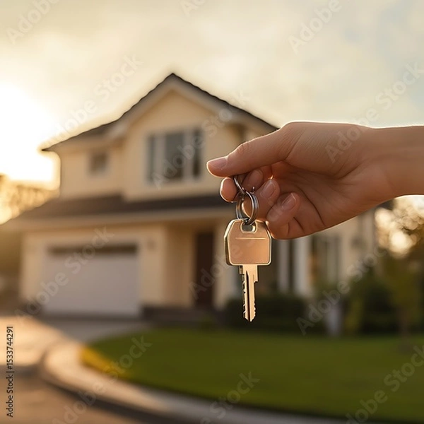 Obraz Unlock Your Dream Home: Keys to a New Beginning