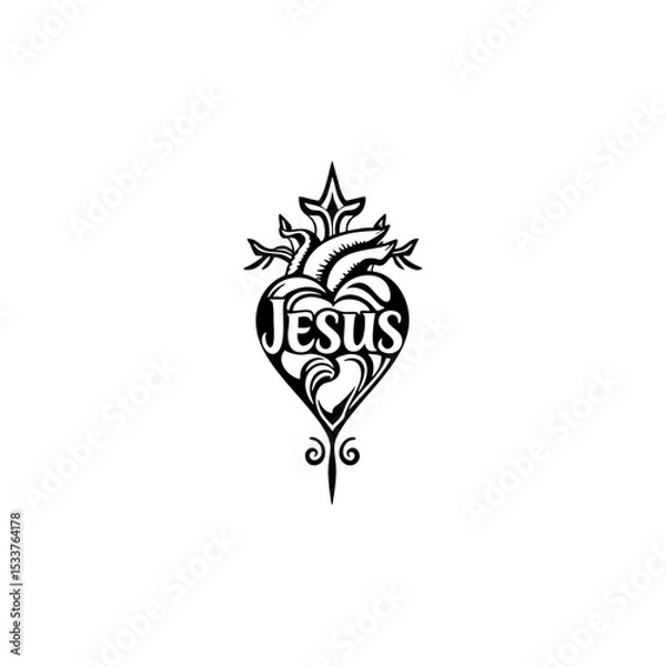 Obraz Jesus Heart Design