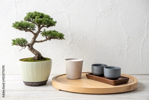 Fototapeta minimalist zen arrangement