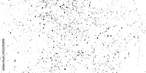 Obraz Old grunge black texture. Dark weathered overlay pattern sample on transparent background .Overlay illustration over any design to create grungy vintage effect and depth,