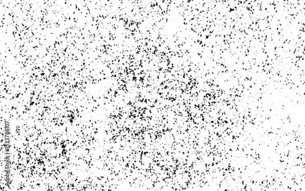 Obraz Distressed halftone grunge black and white vector texture, Abstract small dust particle texture, background, texture, grunge, halftone,