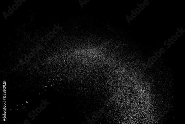 Fototapeta Abstract splashes of water on a black background. Abstract spray of water. Abstract rain. shower water drops. Abstract texture.