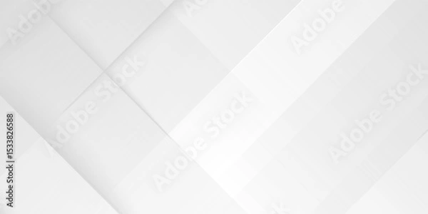 Fototapeta Abstract white and grey background. Subtle abstract background, blurred patterns. Light pale vector background. Abstract pale geometric pattern.