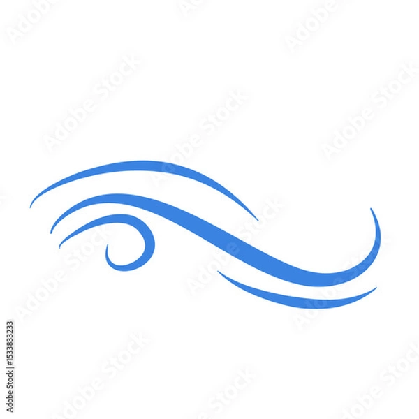 Obraz Blue Wind Line