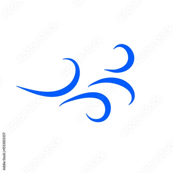 Obraz Blue Wind Line