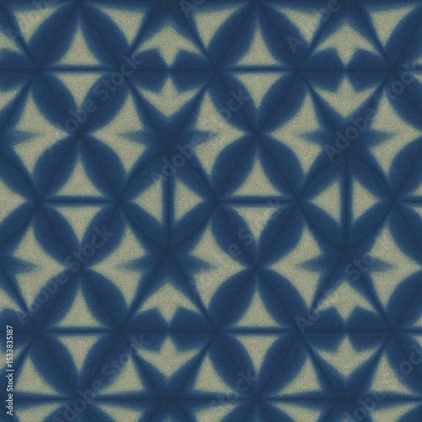 Fototapeta Seamless Print Shibori pattern and tie-dye allover textile Shibori allovers pattern design