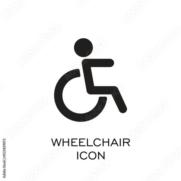 Obraz WHEELCHAIR ICON