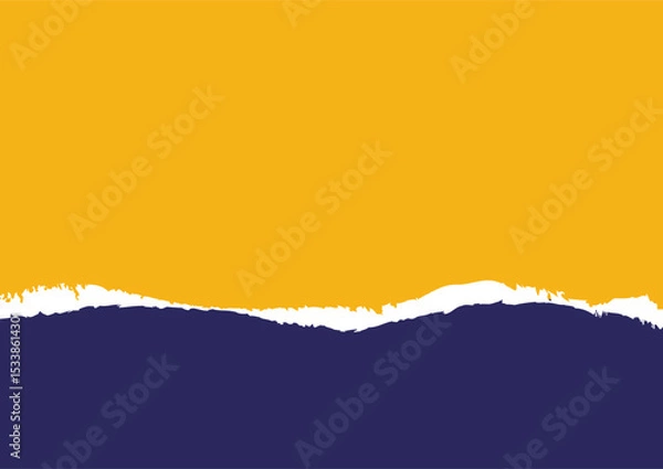 Obraz Torn Paper Edge Background – Abstract Vector Design