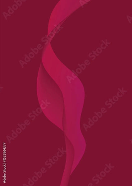 Obraz Abstract Female Silhouette with Nature Flow – Eco Vector Background