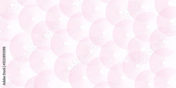 Fototapeta Seamless geometric spiral pattern and abstract circle wave lines overlapping pattern isolated. Design technology or modern concept. Ornament overlapping background. Colorful element line pattern.