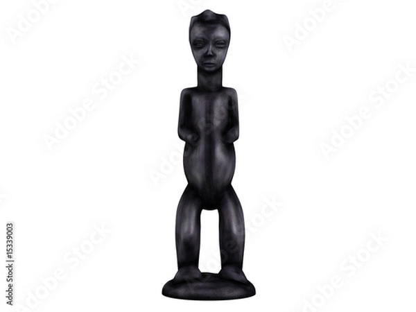 Obraz Old_african_statuette