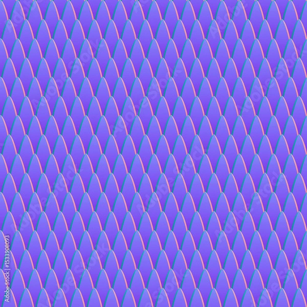 Obraz Scale pattern normal map (perfect seamless pattern)