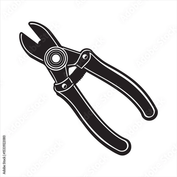 Obraz manual cable cutter silhouette