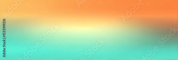 Fototapeta Vibrant abstract sunset over calm waters digital art tranquil environment serene viewpoint inspirational concept