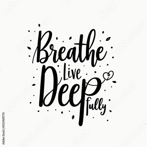 Fototapeta International Yoga Day Quotes, Yoga typography, 