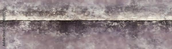 Obraz Textured concrete surface with a horizontal crack.