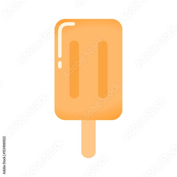 Obraz Popsicles for a Refreshing Summer, Vector Illustration
