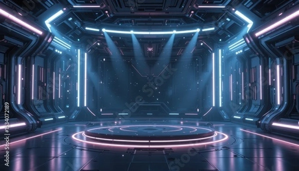Obraz sci-fi background