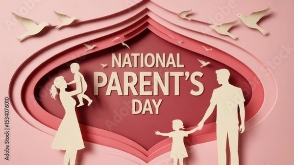 Obraz National Parent’s Day, Generative ai.