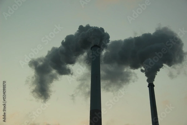 Obraz 周南コンビナート『えんとつ町の光!  #SDGs』山口県観光  地球環境 工場汚染