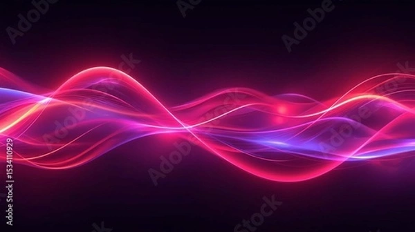 Fototapeta Abstract GlowColorful Abstract Backgrounds with Vibrant Shapes and Fluid Patternsing Waves of Energy