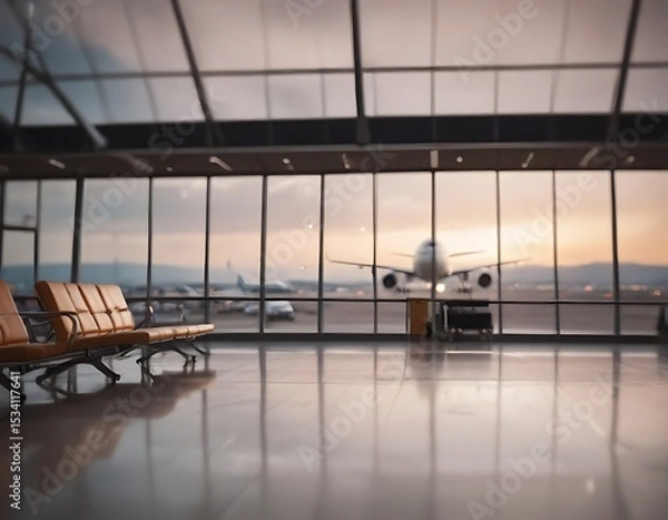 Obraz Airport background