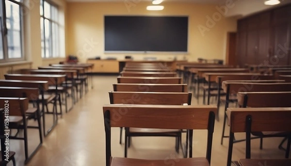 Obraz Empty class room