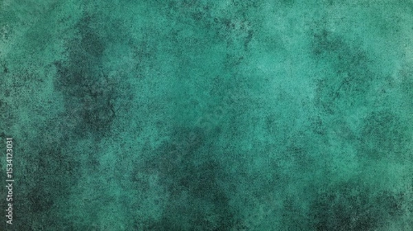 Fototapeta Vignetted emerald texture fading to black at the edges