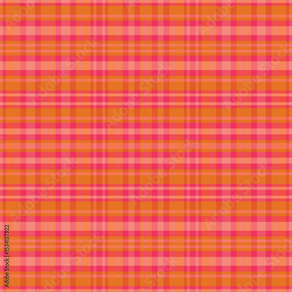 Fototapeta Tartan or plaid retro color pattern.