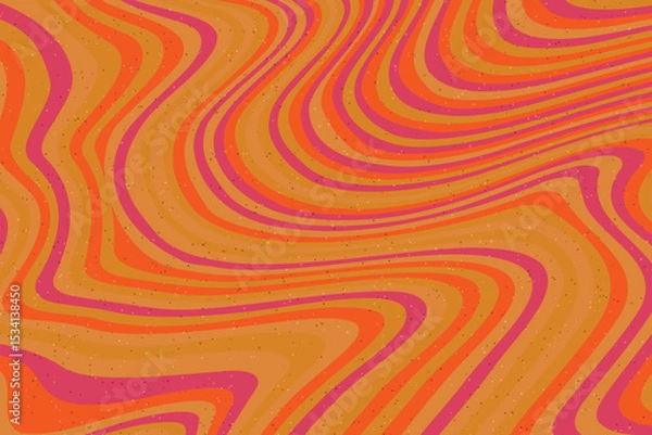 Fototapeta Abstract psychedelic groovy background. Vector.