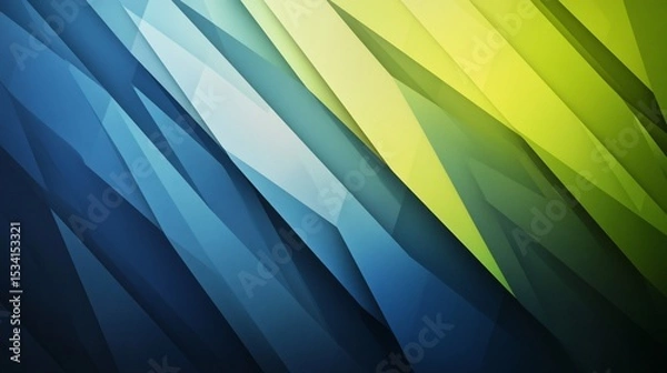 Obraz Dynamic abstract background with geometric shapes and vibrant color gradients