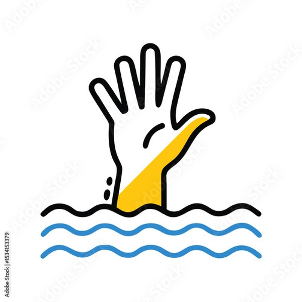 Fototapeta Customer Service and Support - Outline Icon Collection. Thin Line Set contains such Icons as Online Help, Helpdesk, Quick Response, Feedback and more. Simple web icons set. 
