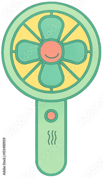 Obraz 손 민트선풍기