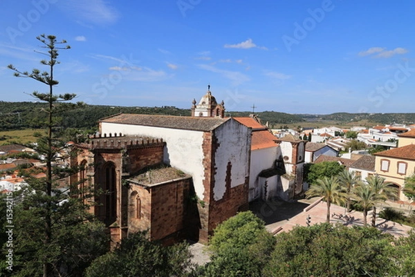 Obraz View of the Cathedral of Silves, Algarve, Portugal  