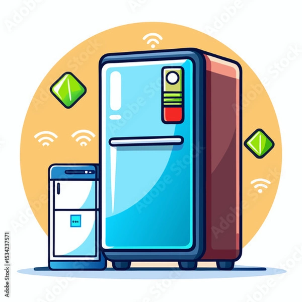 Obraz gas pump vector illustration
