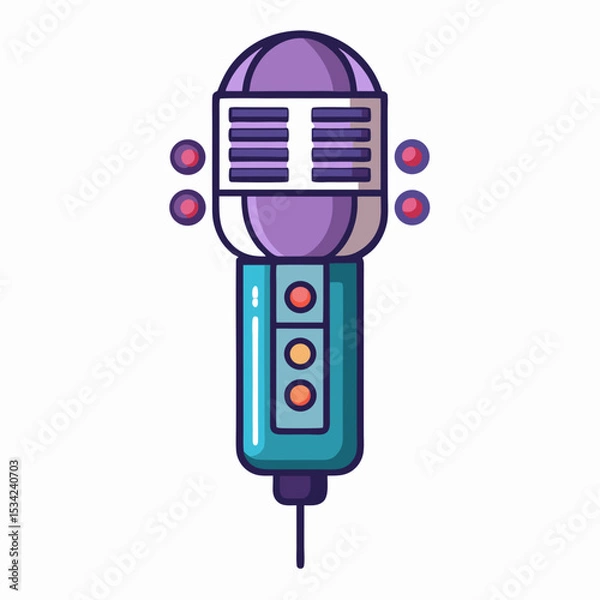 Obraz vector microphone icon