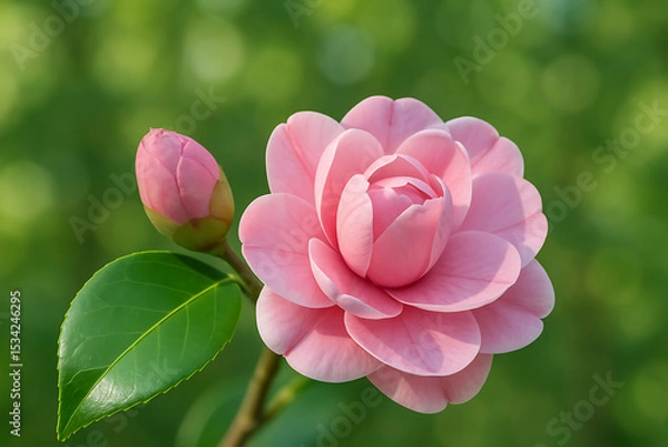 Fototapeta "The Rare Bloom: Middlemost Red in Full Glory"