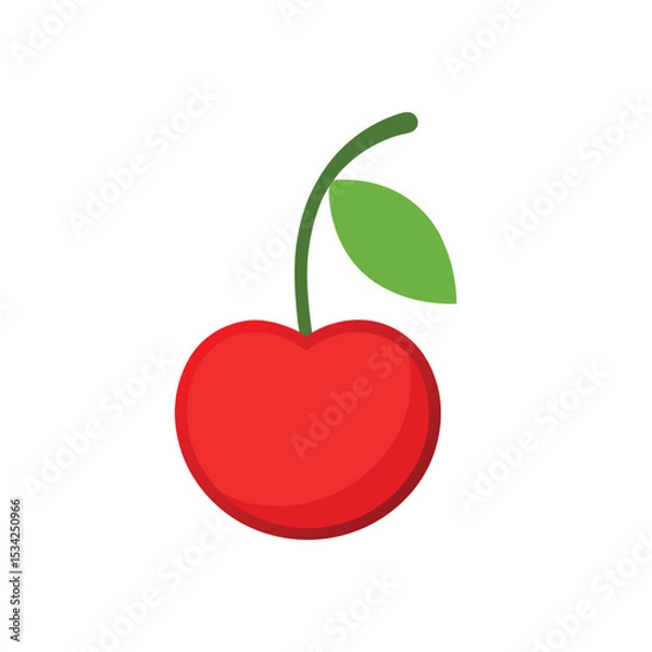 Fototapeta cherry-fruit-icon-vector-on-white-background (1).eps